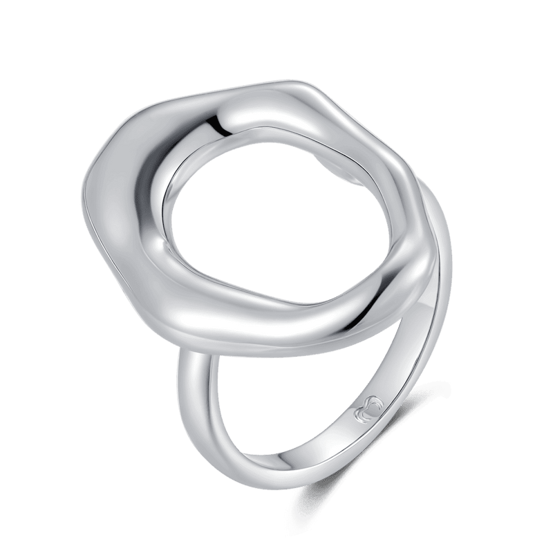 Asymmetrical Circle Ring