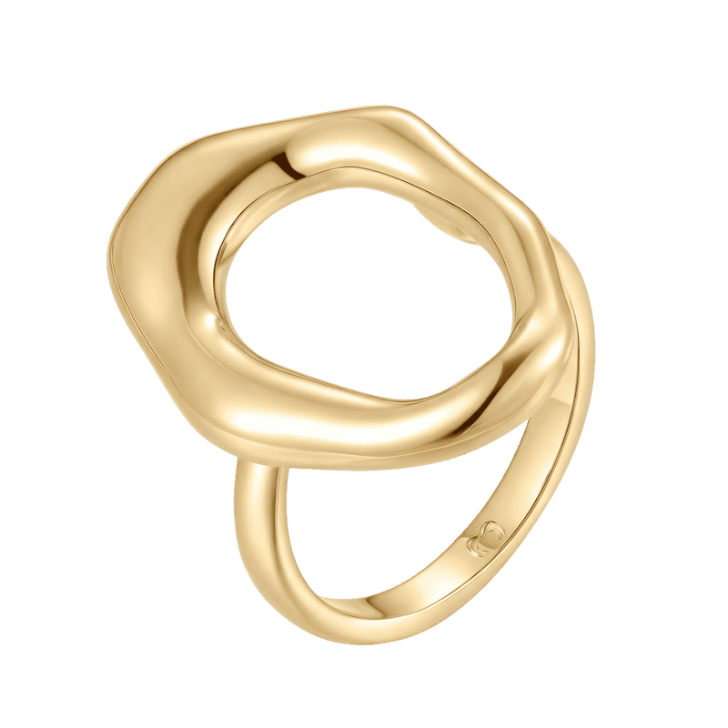 Asymmetrical Circle Ring