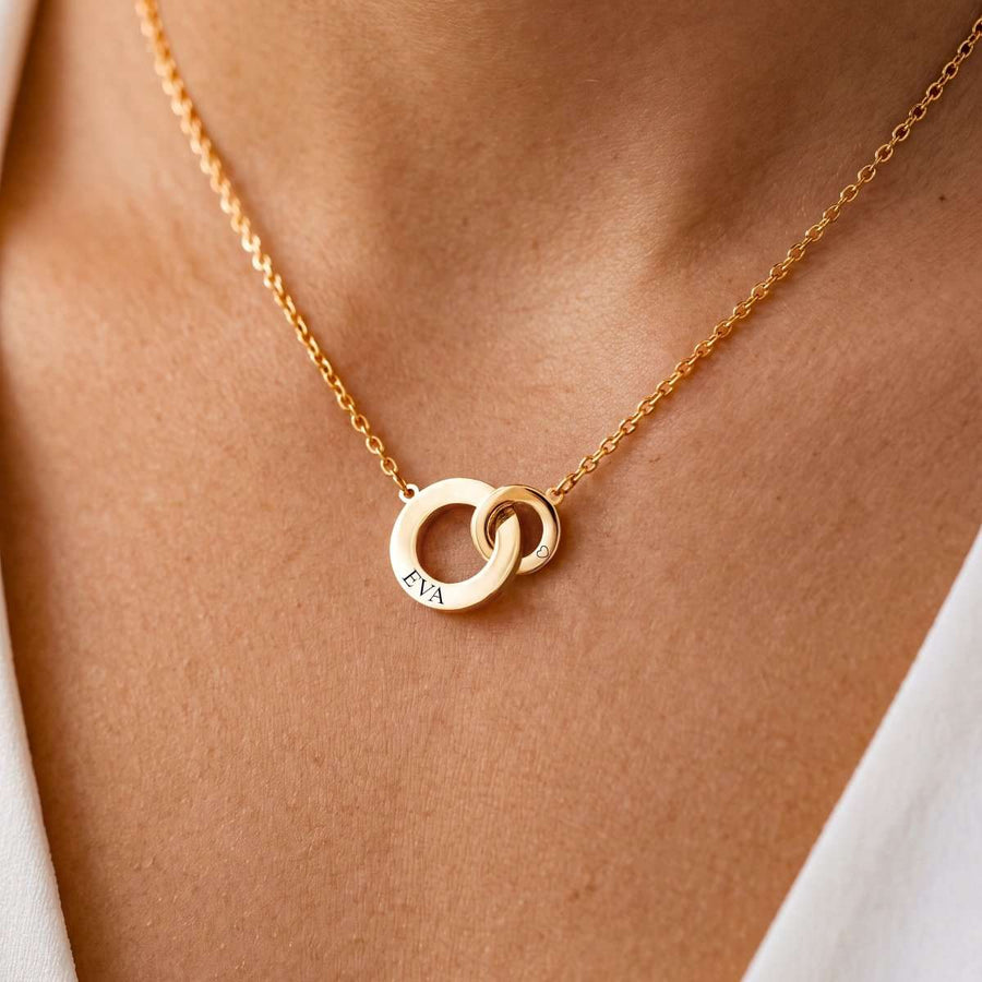 Attachment Necklace - Personalized - SophiaJewels · worn
