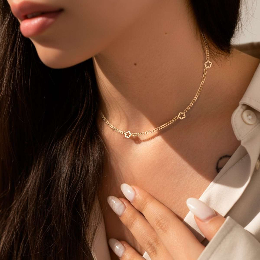 Azalea Necklace - SophiaJewels · worn