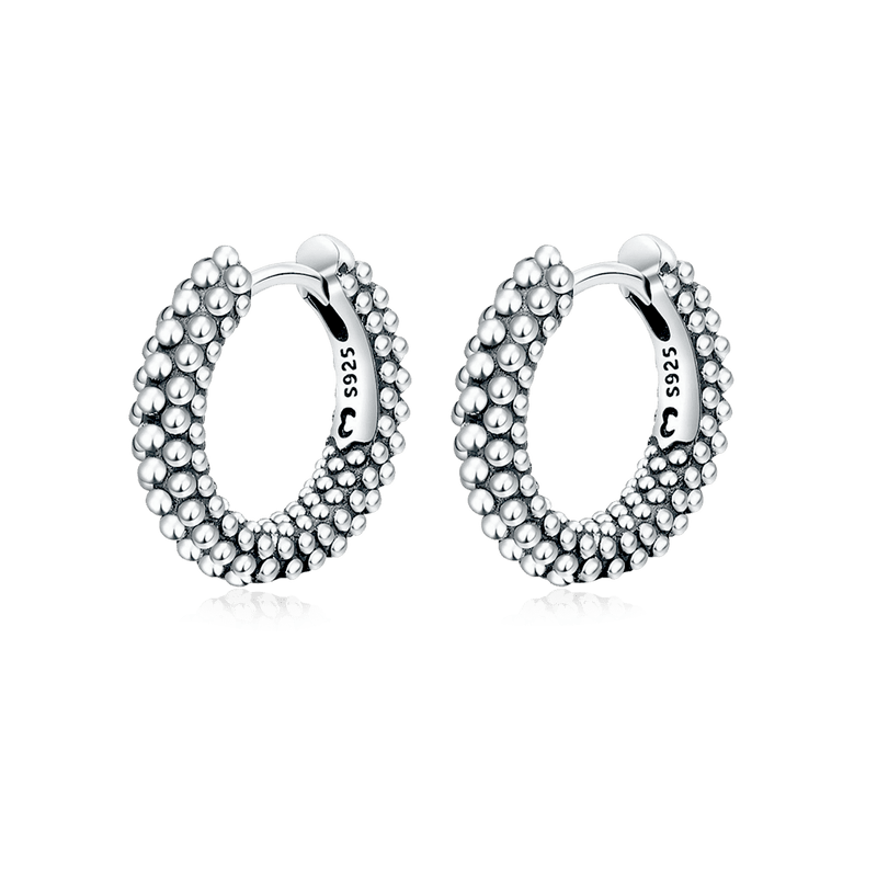 Ball Ring Hoop Earrings