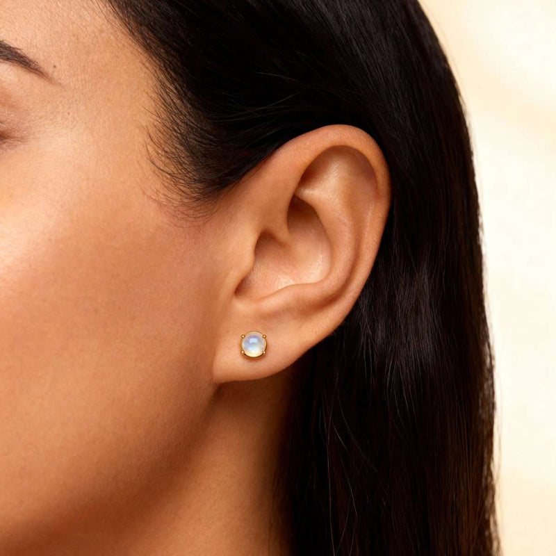 Blue Orbs Earrings