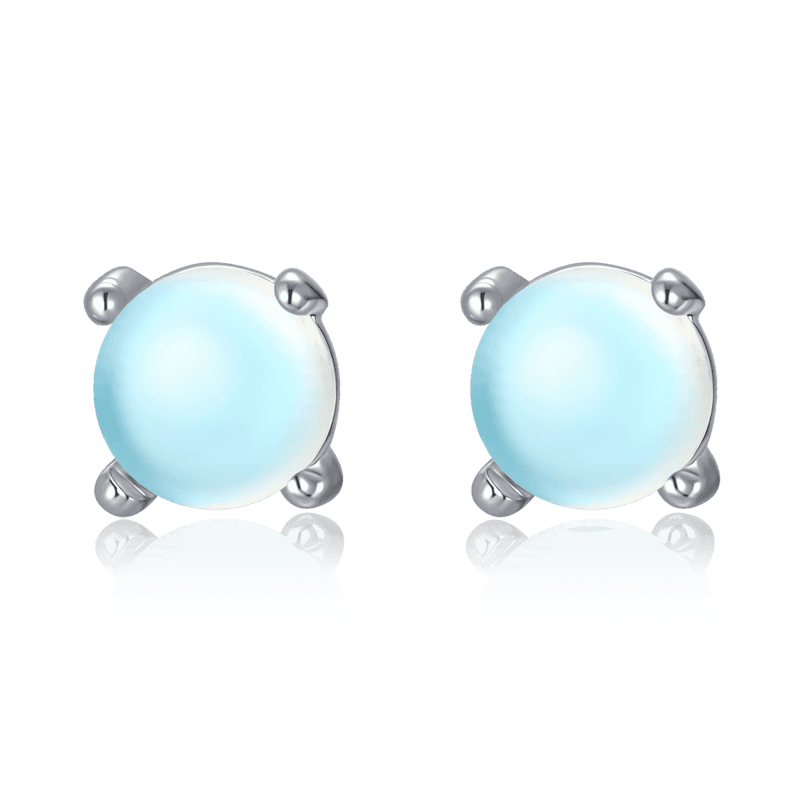Blue Orbs Earrings