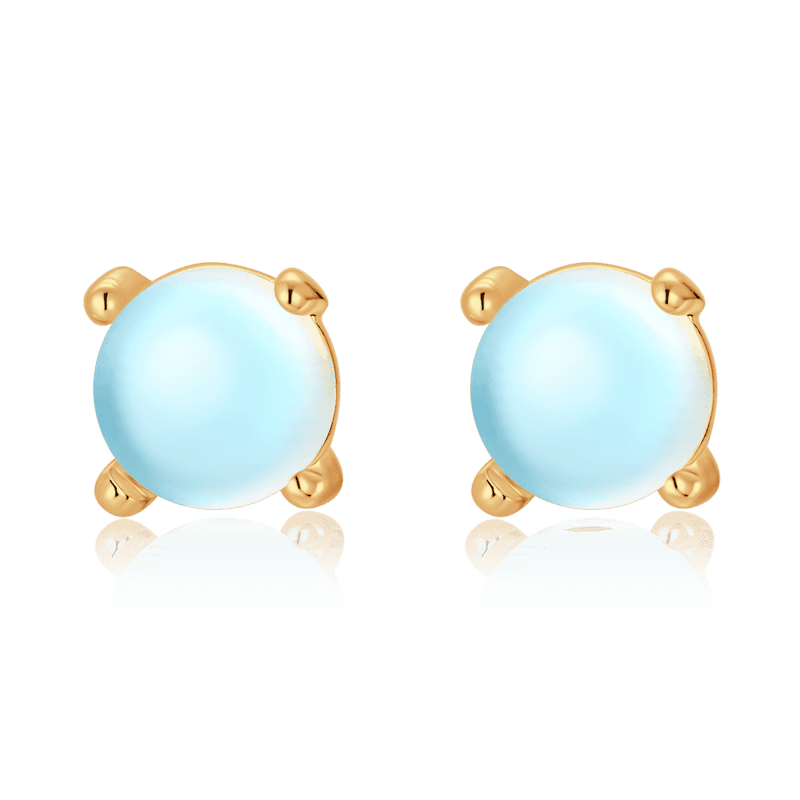 Blue Orbs Earrings