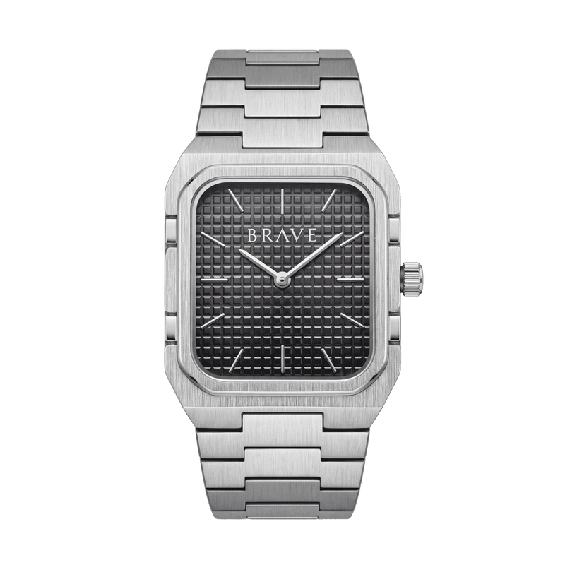 Brando ~ Silver-Black Watch BRAVE