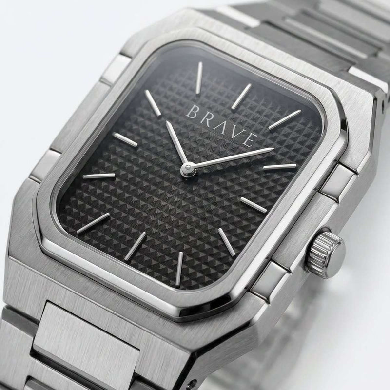 Brando ~ Silver-Black Watch BRAVE