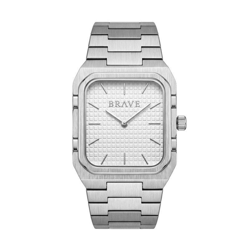Brando ~ Silver-White Watch BRAVE