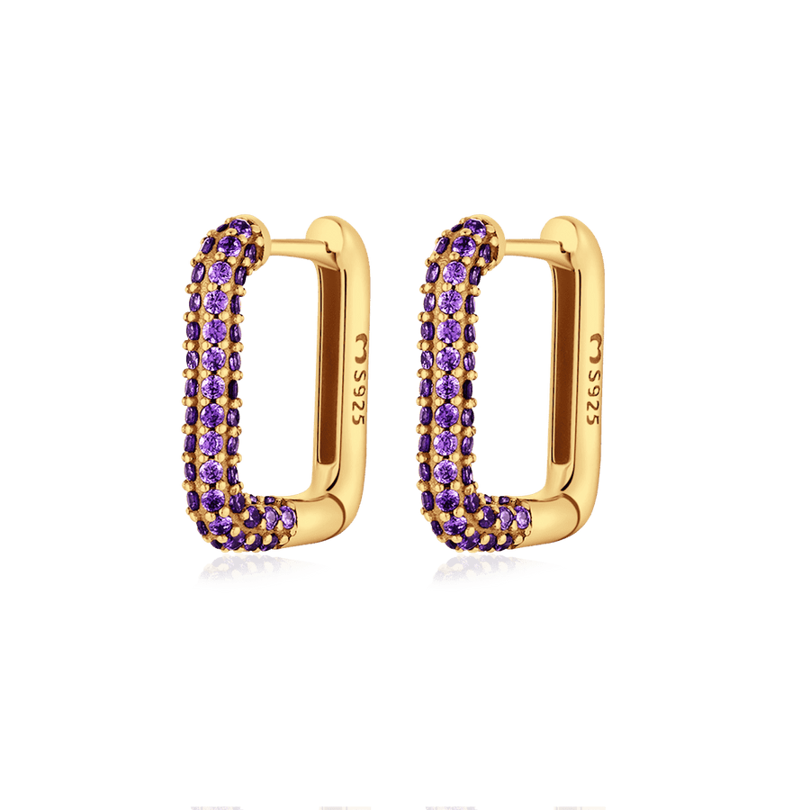 Bright Square Earrings - SophiaJewels