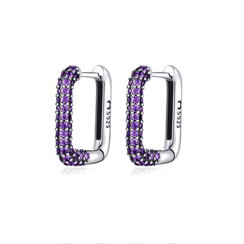 Bright Square Earrings