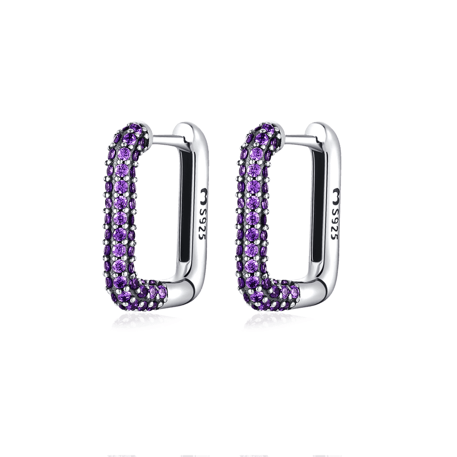 Bright Square Earrings - SophiaJewels