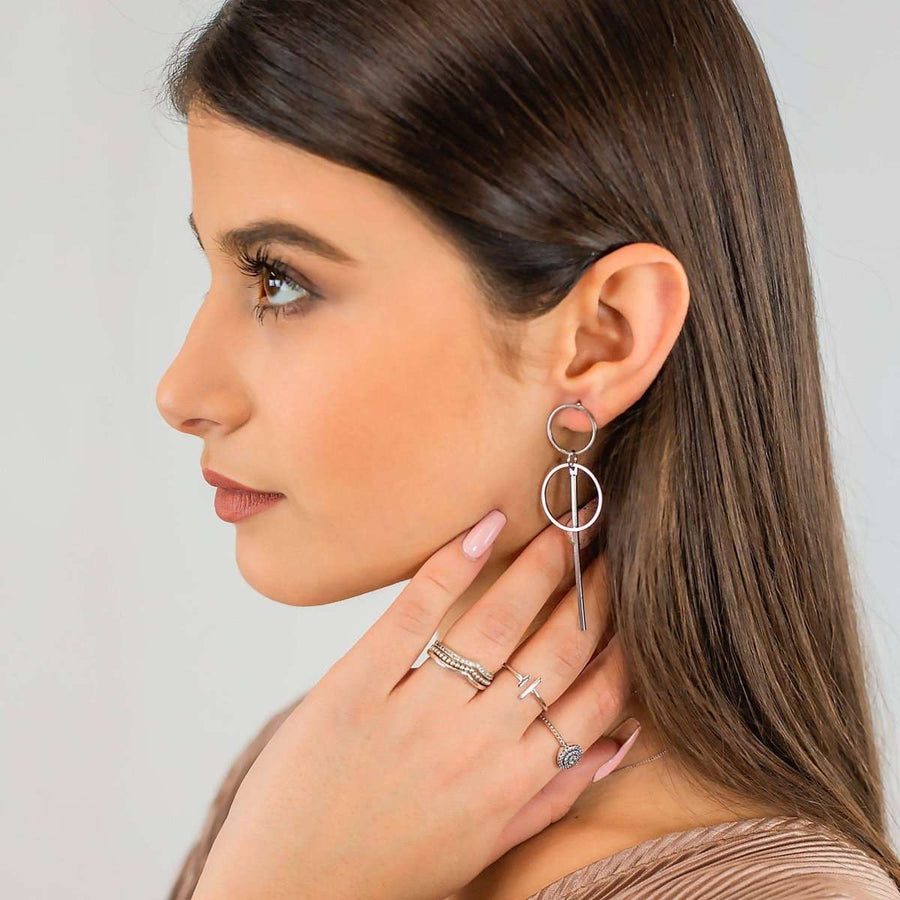 Cascade Earrings - SophiaJewels · worn