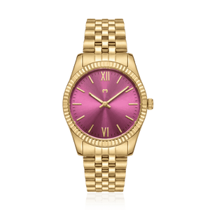 Century Watch ~ Gold-Garnet