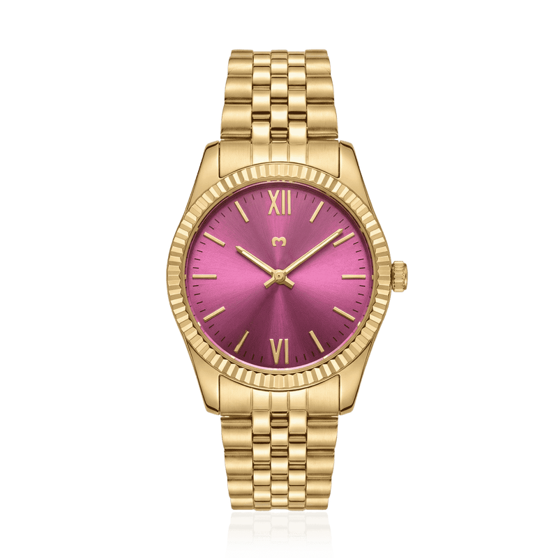 Century Watch ~ Gold-Garnet