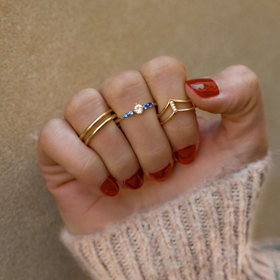 Clear Ring - SophiaJewels · worn