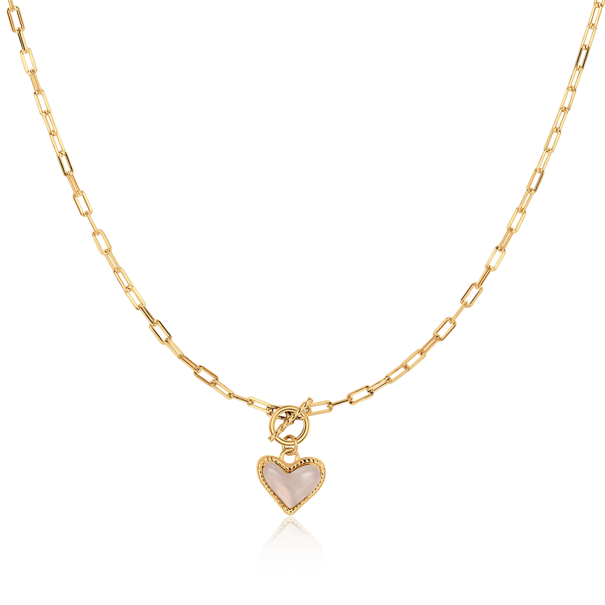 Mineral Heart Necklace