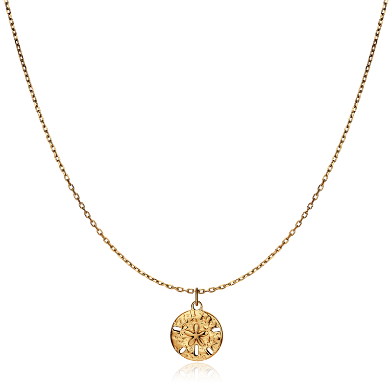 Embossed Flower Necklace