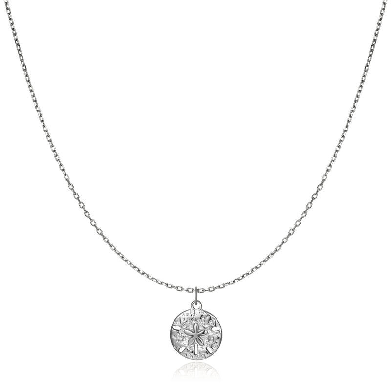 Embossed Flower Necklace