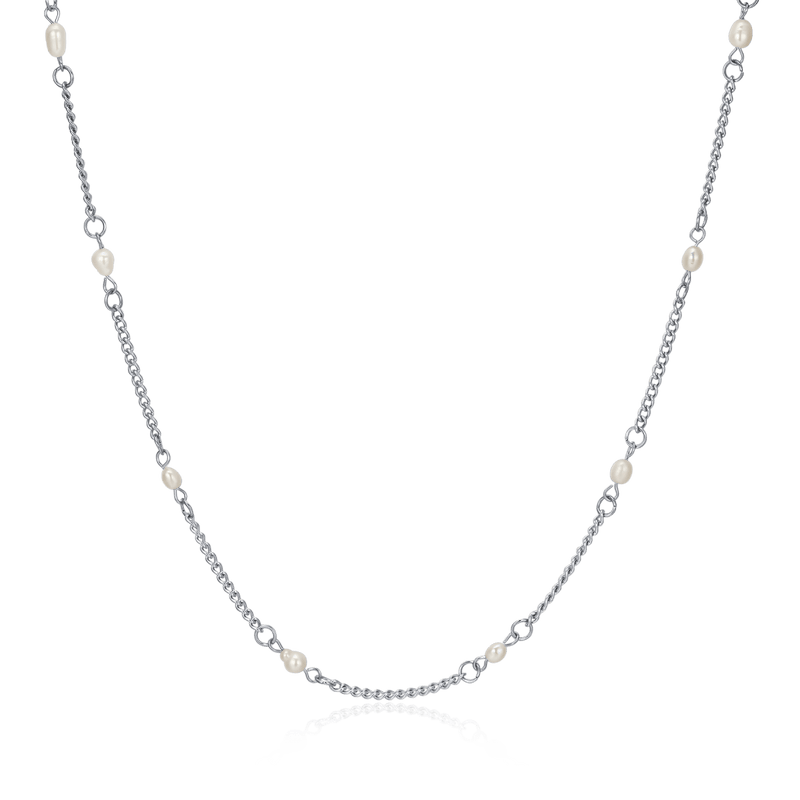 Small White Pearls Necklace