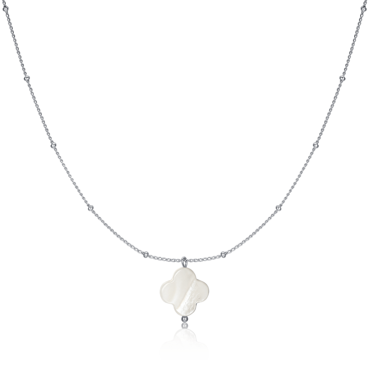 White Clover Necklace