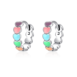 Colourful Love Earrings