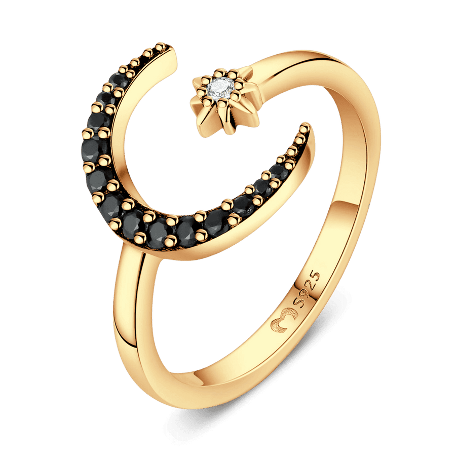 Crescent Moon Ring - SophiaJewels