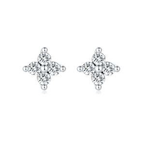Crystal Flower Earrings
