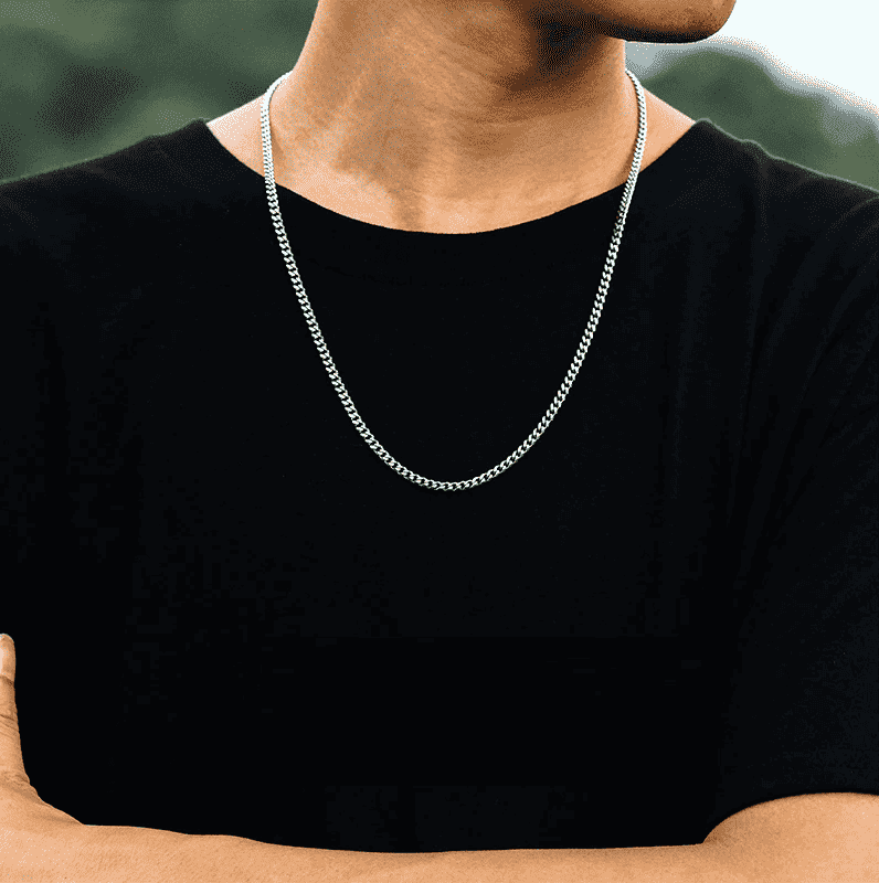 Cuban BRAVE Men's Necklace