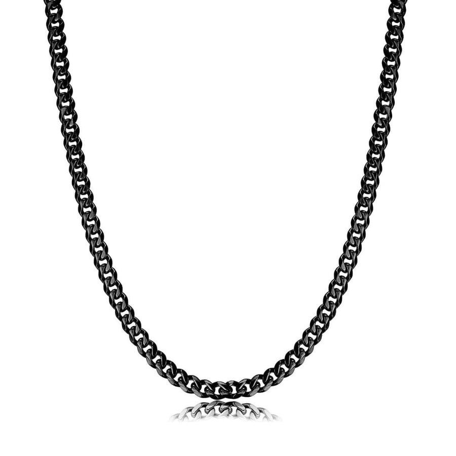 Cuban BRAVE Men's Necklace - SophiaJewels · worn