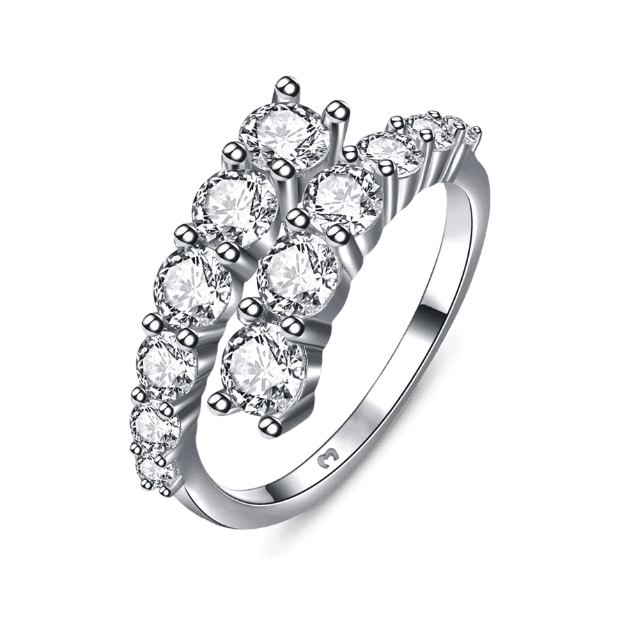 Curly Zirconia Ring - SophiaJewels
