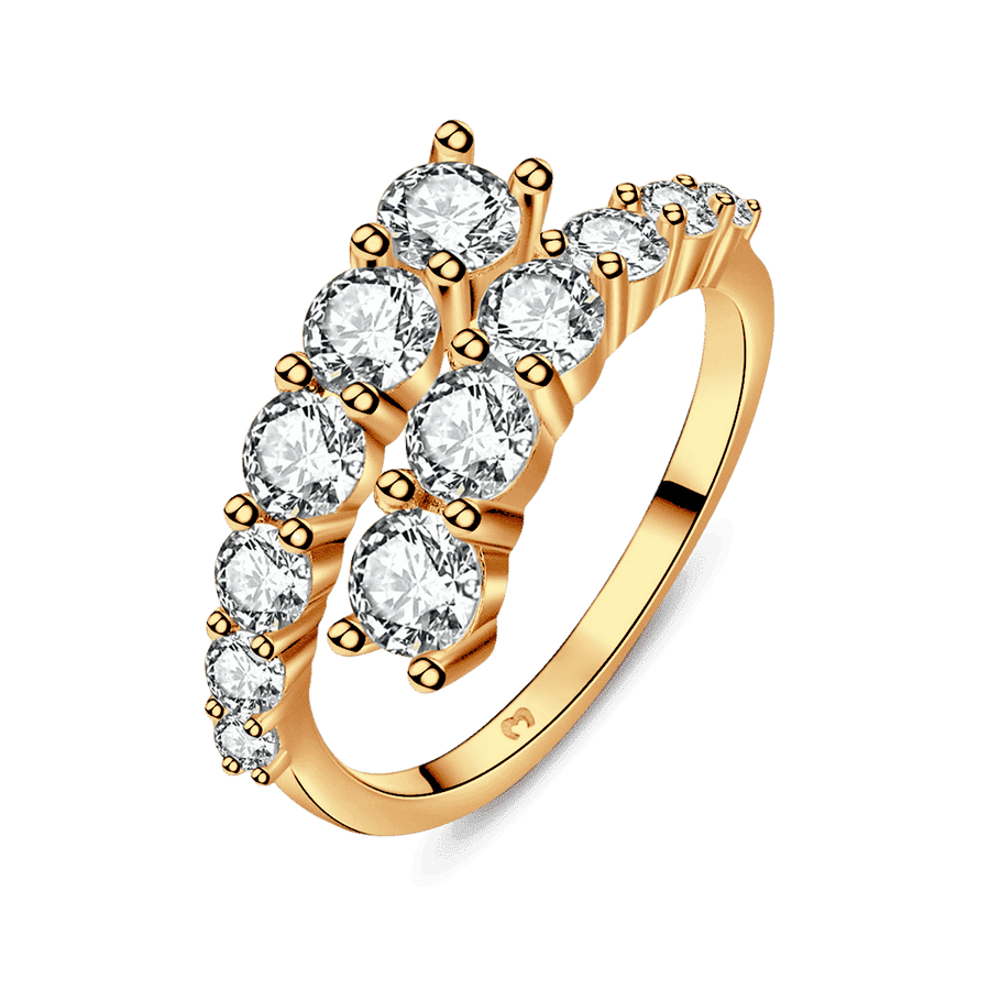 Curly Zirconia Ring