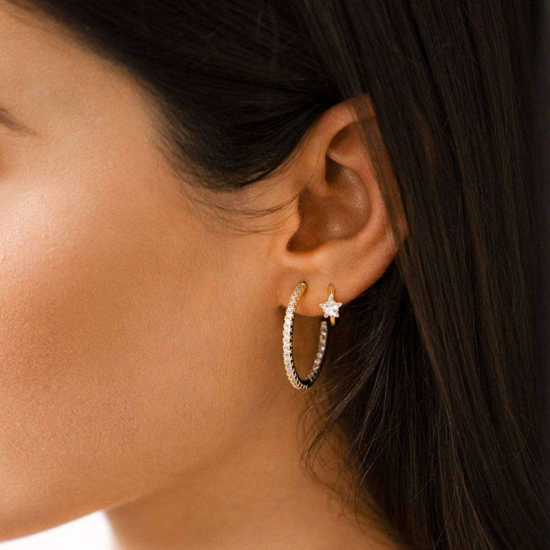 Delta Hoop Earrings