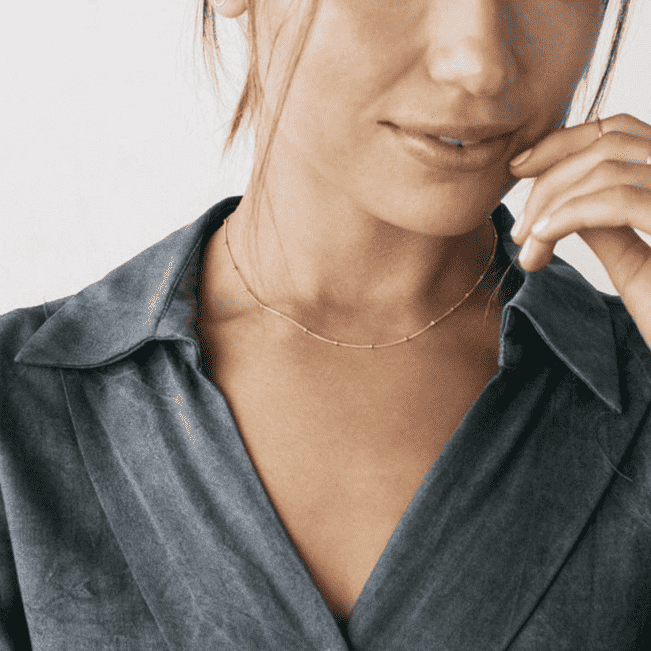 Details Necklace - SophiaJewels · worn