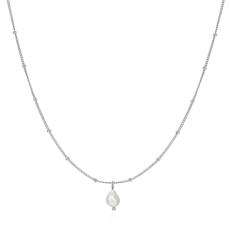 Drop Pearl Necklace
