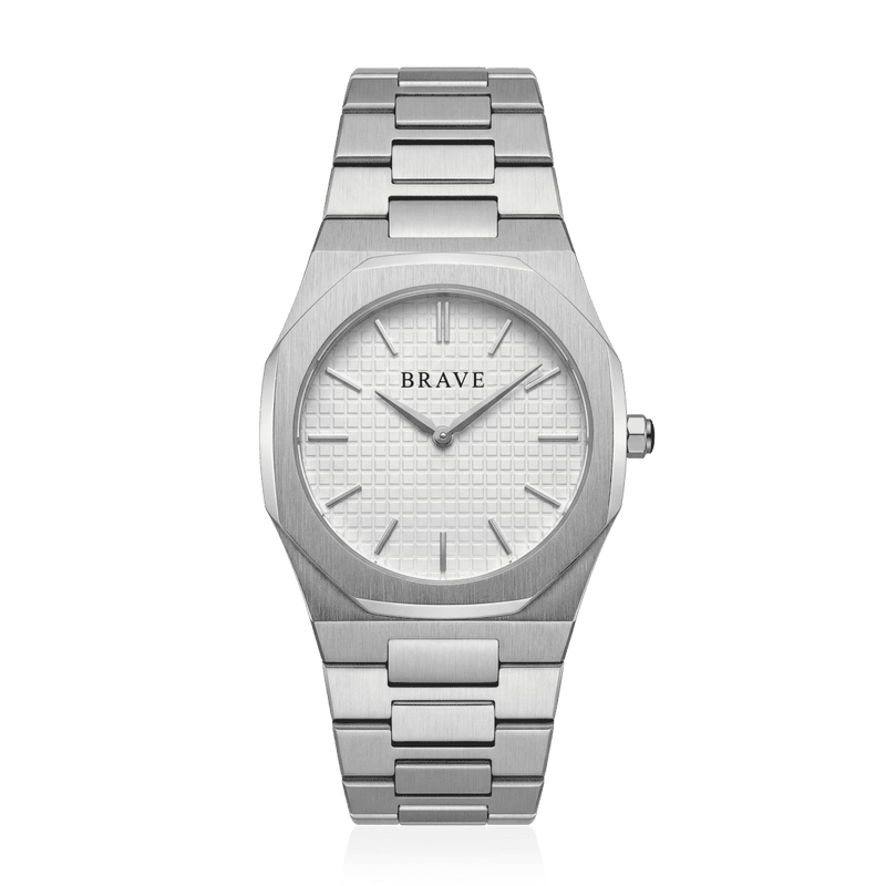 Empire ~ Silver-White Watch BRAVE