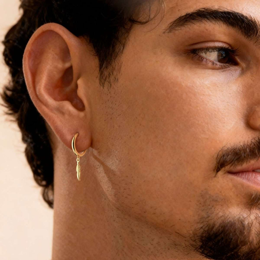 Erratic BRAVE Men's Earrings - SophiaJewels · worn