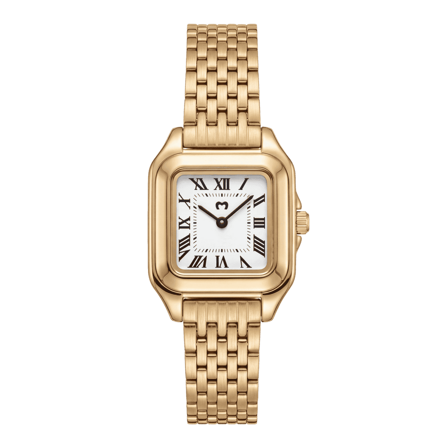 Europe Watch ~ Gold-White - SophiaJewels
