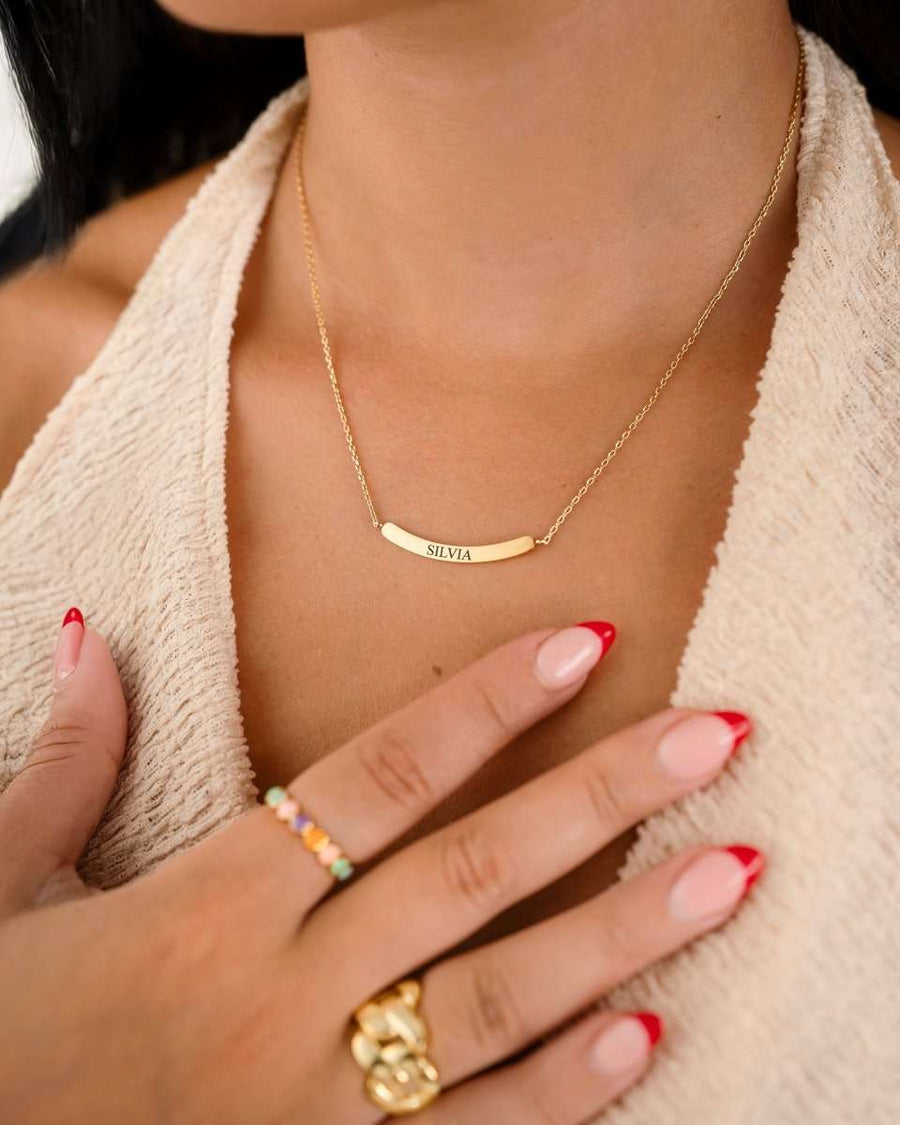 Fate Necklace - Personalized - SophiaJewels · worn