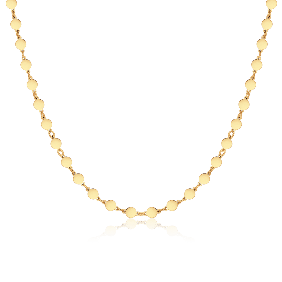Flat Circles Necklace - SophiaJewels