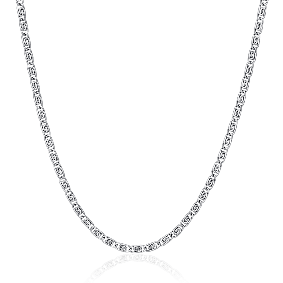Greek BRAVE Men's Necklace - SophiaJewels