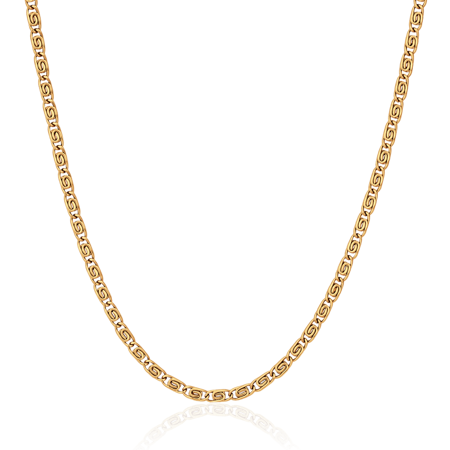 Greek BRAVE Men's Necklace - SophiaJewels