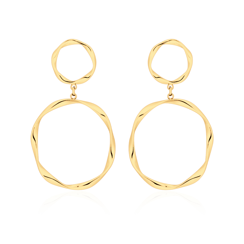 Hanging Hoop Earrings