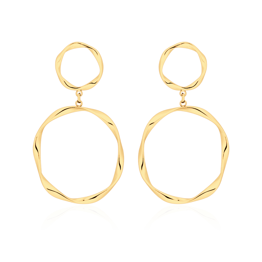 Hanging Hoop Earrings - SophiaJewels