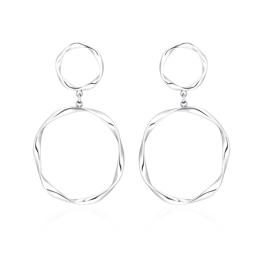 Hanging Hoop Earrings - SophiaJewels