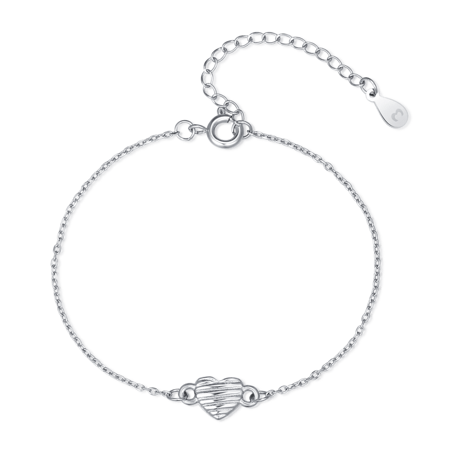 Heart Relief Bracelet - SophiaJewels