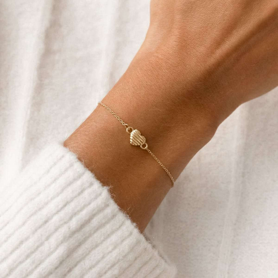 Heart Relief Bracelet - SophiaJewels · worn