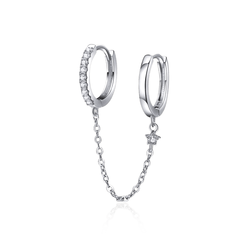 Hoop Chain Earrings