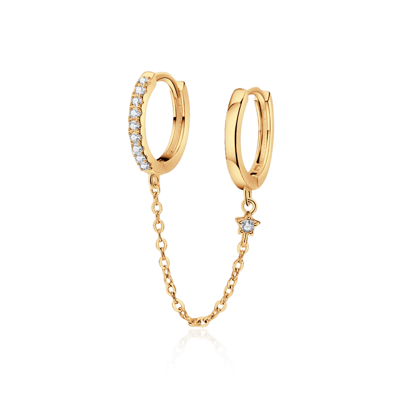 Hoop Chain Earrings