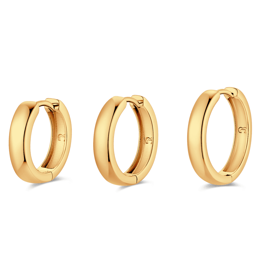 Hoops Triad Earrings - SophiaJewels