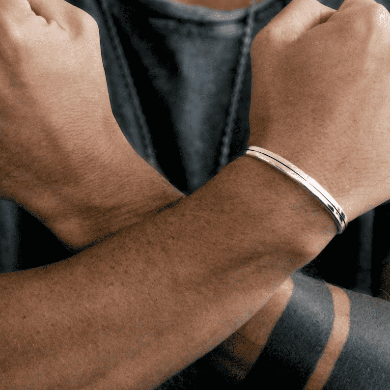 Horizon BRAVE Men's Bracelet - SophiaJewels · worn