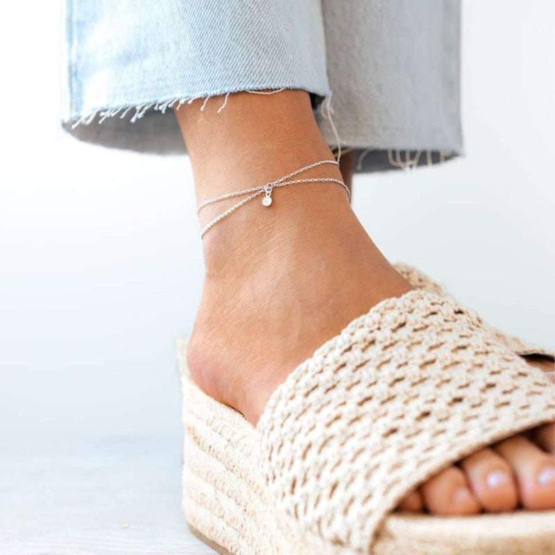 Illuminated Zircon Anklet